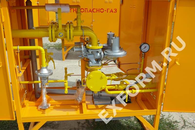 ГРПШ-04-2У1 с двумя регуляторами РДНК-400 ГРПШ-04-2У1 с двумя регуляторами РДНК-400