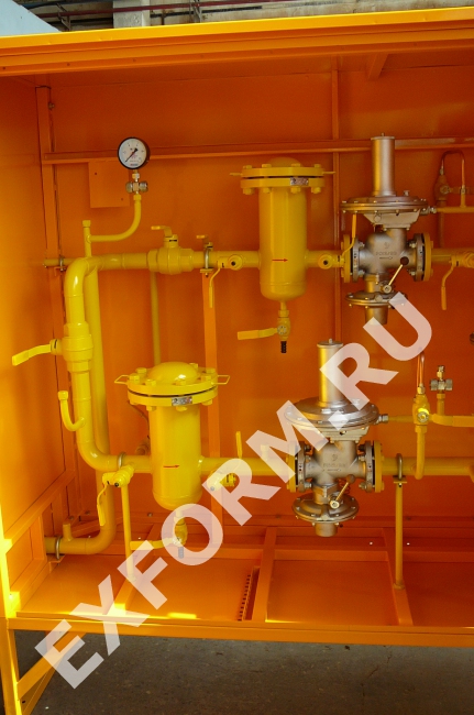 ГРПУ-0-2Н-ЭК ГРПУ-0-2Н-ЭК с регуляторами РДУ-32/с2 с СГ-ЭК