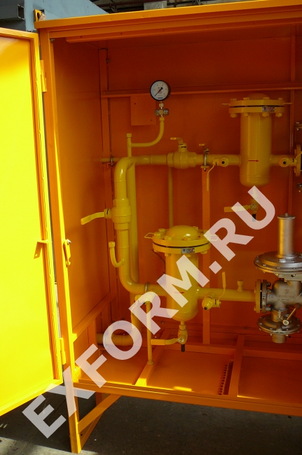 ГРПУ-0-2Н-ЭК ГРПУ-0-2Н-ЭК с регуляторами РДУ-32/с2 с СГ-ЭК